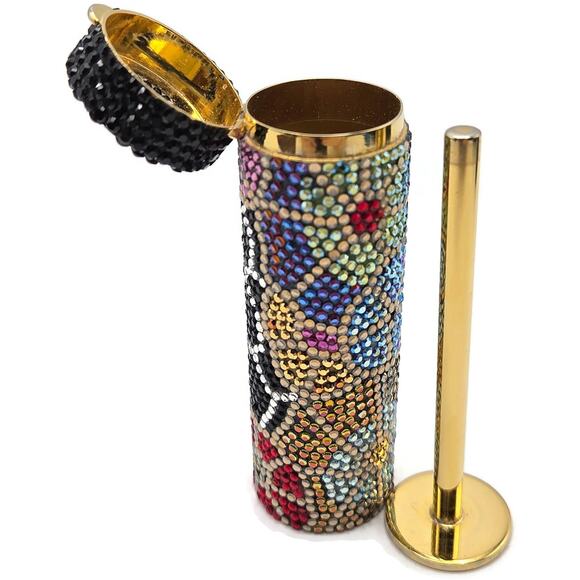 Judith Leiber Crystal Life Saver Candy Mint Container Retired Multicolor Rare - Picture 3 of 16